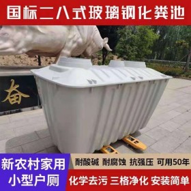 湖南玻璃鋼模壓化糞池廠家 生產農村三格28式55式化糞池