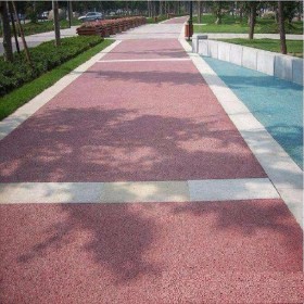 德陽市 生態透水混凝土 透水性混凝土彩色路面 無砂透水混凝土 材料廠家免費施工指導