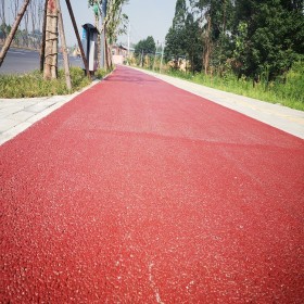 彌勒市 混凝土透水路 彩色透水砼地面 透水地坪增強劑 材料配比