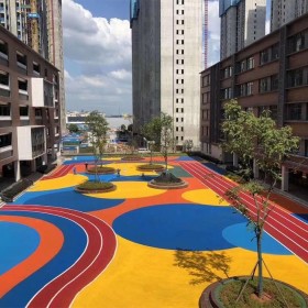 敦煌市 生態(tài)混凝土透水 人行道彩色路面 透水地坪加強劑 源頭廠家